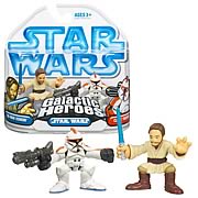 Star Wars Galactic Heroes Obi-Wan Kenobi & Clone Trooper, NM